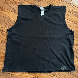 Cropped vintage boxy Nike sleeveless tee